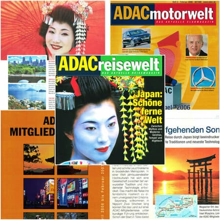 ADAC Motorwelt und ADAC Reisewelt Titelbilder